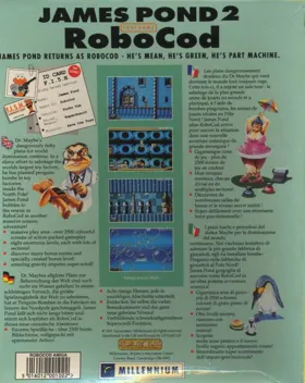 James Pond 2 - Codename RoboCod (AGA) box cover back